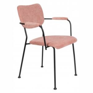 Zuiver Jídelní židle s područkama BENSON ZUIVER,růžová