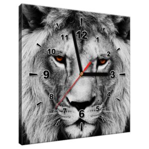 Tištěný obraz s hodinami Lví pohled ZP1390A_1AI
