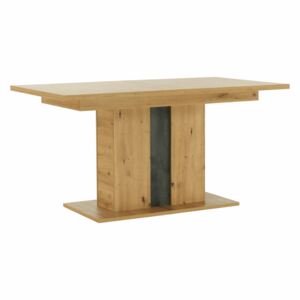 Jídelní rozkládací stůl, dub artisan / šedý beton, ERIDAN