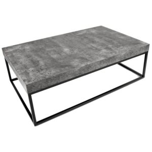 Designový konferenční stolek Calisto III, imitace betonu