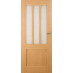 VASCO DOORS Interiérové dveře LISBONA kombinované, model 5, Dub rustikál, D