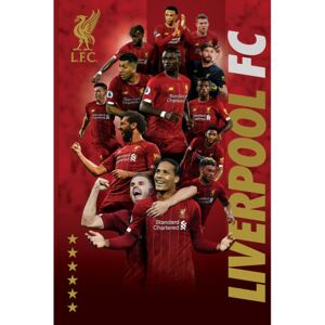 Plakát, Obraz - Liverpool FC - Players 2019-20, (61 x 91,5 cm)