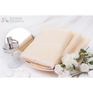 XPOSE ® Froté ručník VERONA - vanilková 50x90 cm