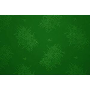 Ubrus vánoční - Zelená, Velikost O 50