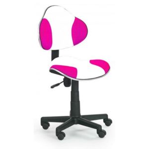 Dětská židle Flash Q-G2 bílo-růžová - FALCO
