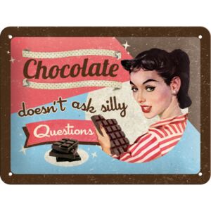 Nostalgic Art Plechová cedule - Chocolate Doesn't Ask