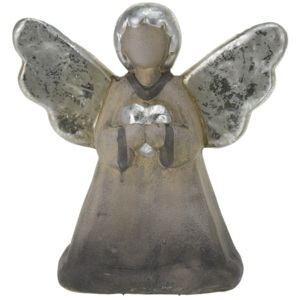 Vánoční keramický anděl Lanciano, 15 cm