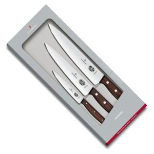 Sada kuchařských nožů 3 ks ROSEWOOD dřevěná rukojeť - Victorinox