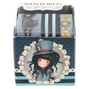 Santoro London - Set 3 Kreativních Lepících Pásek - Gorjuss - The Hatter