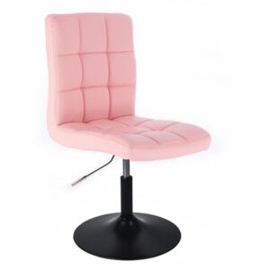 Židle TOLEDO na černém talíři - růžová (VPT)