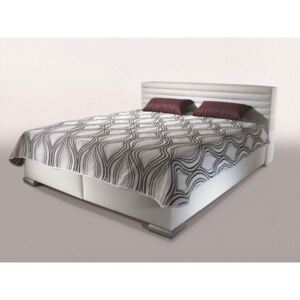 Čalouněná postel s úložným prostorem GROTA - New Design 180x200 s roštem ND 4, matrací CONTINENTAL