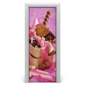 Fototapeta na dveře samolepící sladkosti