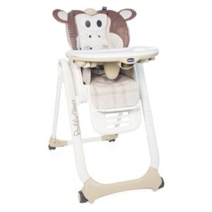 CHICCO Židlička jídelní Polly 2 Start - Monkey