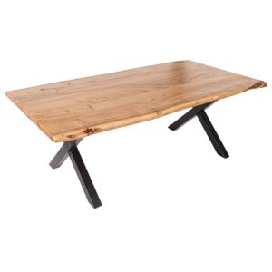Moebel Living Masivní dřevěný konferenční stůl Mammut X 118x60 cm