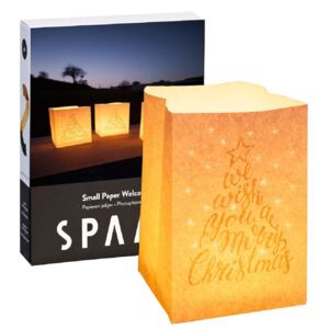 SPAAS Sada 4 ks Ohnivzdorných sáčků Christmas s čajovou svíčkou Maxi
