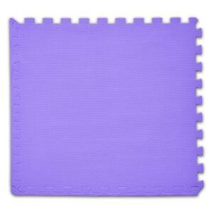 BABY Pěnový koberec tl. 2 cm - fialový 1 díl s okraji