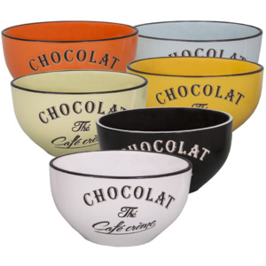 Antic Line Retro misky Chocolat - několik variant Barva: ORANŽOVÝ