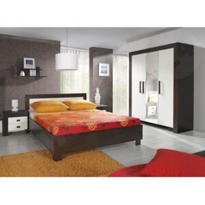 Nábytek do ložnice Car IV, Barva: milano / krém, Rozměr postele: 160x200