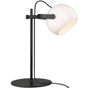 Opálově bílá plastová stolní lampa Halo Design DC
