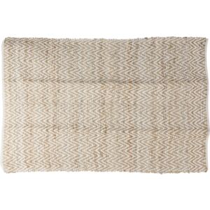 Dekorativní béžový koberec z bavlny, 120x180 cm