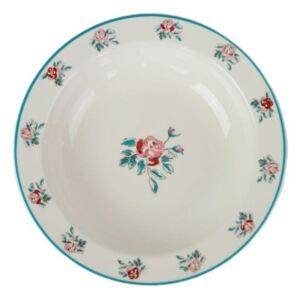 Polévkový talíř s růžemi La Rose blue - Ø 23 cm