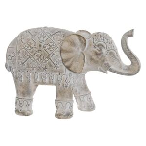 Soška slon "WHITE AGED" 29x11x19-resin