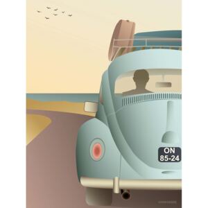 ViSSEVASSE Plakát VW Beetle, 30 x 40 cm