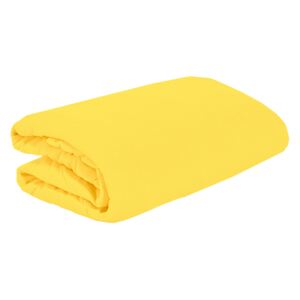 Jersey prostěradlo PREMIUM žluté 180x200 cm