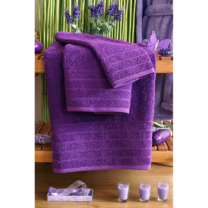SWEET HOME Kvalitní ručník Elegant - vysoká gramáž 630 g/m2 - fialový