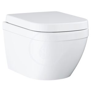 GROHE - Euro Ceramic Závěsné WC se sedátkem softclose, rimless, alpská bílá 39554000