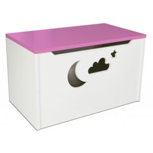 Box na hračky - mrak růžová