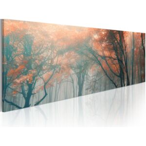 Obraz na plátně Bimago - Autumnal fog 120x40 cm