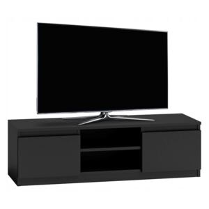 EmaHome Televizní stolek s úložným prostorem RTV 140 - černý
