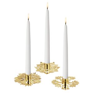 Vánoční svícen Ice Flower, set 3 ks - Georg Jensen