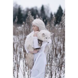 Umělecká fotografie Snow fox, Olga Barantseva