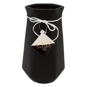 Home Elements Keramická váza 23*13*13 cm - různé barvy Barva: černá