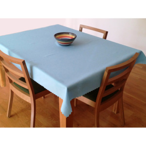 RECOVERY Teflonový ubrus 140x120 cm modrý