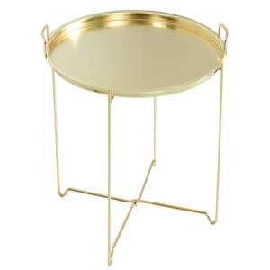 Noble Home Odkládací stolek Marreko, zlatá