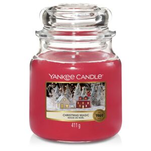 Střední vonná svíčka Yankee Candle Christmas Magic