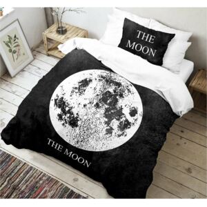 Kvalitex Bavlněné povlečení Moon 3D, 140 x 200 cm, 70 x 90 cm