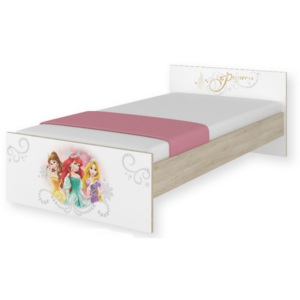 BabyBoo Dětská junior postel Disney 180x90cm - Princess, D19
