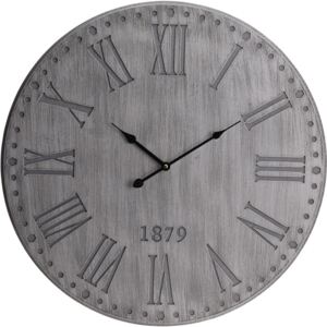 Kulaté nástěnné hodiny s MDF, 60 cm