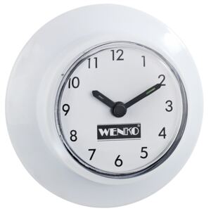 Plastické hodiny do koupelny s přísavkou, 6x2 cm, WENKO
