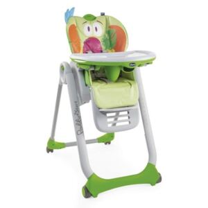 Chicco dětská jídelní židlička Polly2Start, papoušek