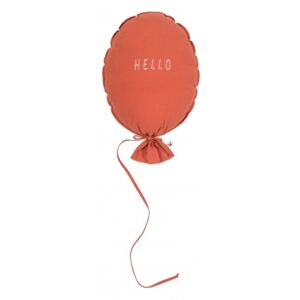 Polštářek balón oranžová Barva výšivky: Ecru, Nápis: Bez nápisu