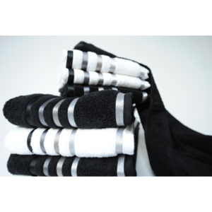 Froté ručník Lumina - Černý Rozměr: 50x80 cm