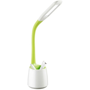 Platinet PDLJ5 LED stolní lampička s úložným prostorem zelená