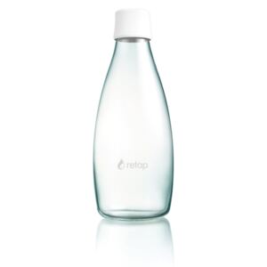 Bílá skleněná lahev ReTap s doživotní zárukou, 800 ml