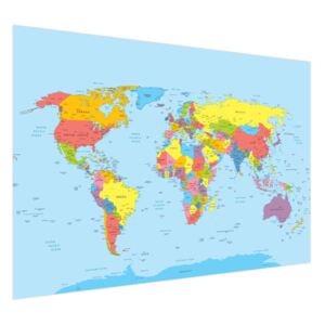 Fototapeta Velká mapa světa 200x135cm FT2201A_1AL