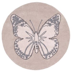 Lorena Canals koberce Ručně tkaný kusový koberec Butterfly - 160x160 kruh cm